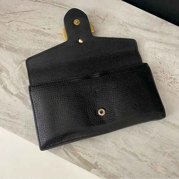 GUCCI GG Leather Long Wallet to Shoulder Bag 💼 Black - Picture 10 of 17